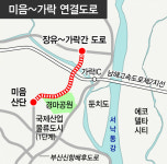 미음~장유로 연결 3.76㎞ 도로 신설