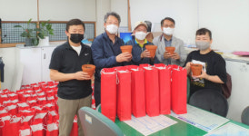 북구 구포3동 함박웃음꽃 봉사단, 성품 기탁