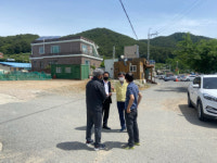 창원시, 명동 일대 하수관로 정비공사 착공 전 마지막 현장 점검