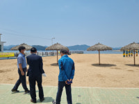 창원시, 광암해수욕장 개장대비 현장 점검