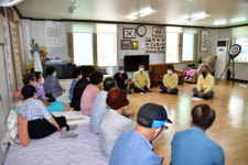 변광용 거제시장, 운영 재개 경로당 방역 점검