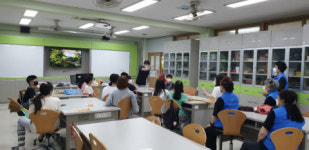 동구 수정초등학교·수정2동 자원봉사캠프, 환경정화 활동 진행