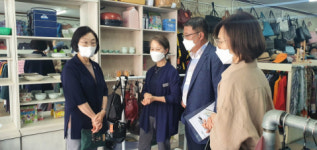 정혜란 창원시 제2부시장, 마산희망지역자활센터 방문
