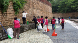 부산 북구 만덕2‧3동, 만덕천 합동 청소 실시