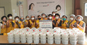 만덕3동 적십자봉사회, ‘삼계탕 나눔’ 진행