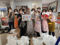 사상구 덕포1동 광명사, 관내 취약계층에 삼계탕 나눔 실시