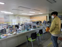 부산 중구 대청동 주민센터, 민원실 집중방역 실시