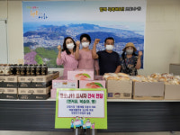 사하구 보건소에 간식 전달 잇따라