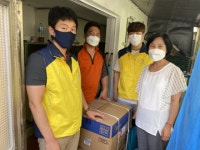 한전KPS(주)부산전력지사, 사상구에 이동식에어컨 10대 전달