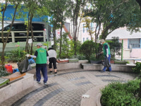 부산 중구 대청동 주민센터 마을쉼터 환경정비 실시