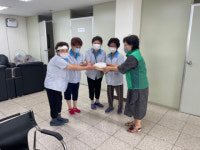 명지2동 새마을부녀회, 미숫가루 전달
