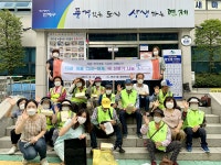 연산1동, 찾아가는 보건복지팀 위기가구 넥밴드 선풍기 전달