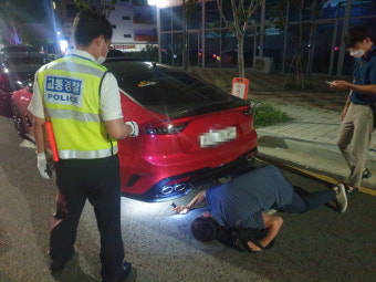 부산경찰청, 광복절 연휴 앞두고 폭주 차량 집중단속...4건 적발