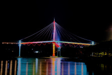 [포토뉴스]의령을 빛으로 밝히는 의령 구름다리