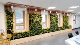 [포토뉴스]양산 읍·면·동 행정복지센터에 설치된 수직정원