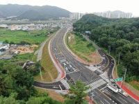 김해 외동사거리~부경축산 간 지방도 1042호선 확장 개통