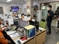 부산북부소방서, 삼락119안전센터 관서장 특별방역 현장점검
