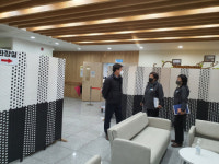 안경원 제1부시장, 마산지역 병원 등 코로나19 방역 현장 점검