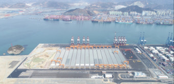 부산항 신항 남컨 6부두 4월 개장