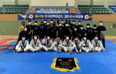 동아대 태권도부, 전국대학태권도개인선수권대회서 단체전 우승…개인전 은3, 동3