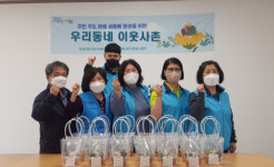 부산 영도구 청학2동 자원봉사캠프, 독거어르신 대상 반려식물 전달