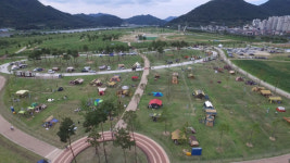 양산 황산공원 오토캠핑장, 50면 늘어난다