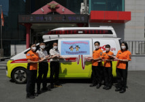 부산남부소방서, 119구급차 활용 2030부산세계박람회 유치 홍보