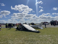 울산공항에 경비행기 1대 추락…조종하던 20대 의식불명