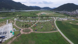 부울경 최대규모 수변공원인 양산 황산공원 상하수도 설치