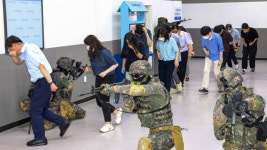 [포토뉴스] 부산진구청 민방위 대피훈련