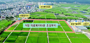 거창 의료복지타운 부지 확정… 조성사업 본궤도