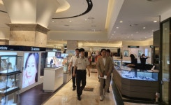 [포토뉴스] 현대백화점 부산점, 소방 행정 지도