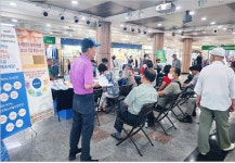 한국건강관리협회 부산동부검진센터(동래), 서면지하도 상가 부전몰 건강캠페인 실시
