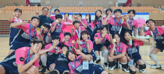 통영 벽방초등 킨볼부, 전국학교스포츠클럽축전 남녀 동반 2연패