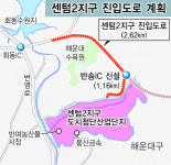 센텀2지구 도시첨단산단 진입도로 건설사업 예타 대상 선정(종합)