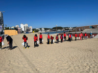 한국건강관리협회 부산동부검진센터(동래), 반려해변‘일광해수욕장’환경정화 봉사활동 실시