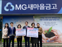 신만덕새마을금고, 만덕2·3동 행정복지센터에 ‘온누리상품권’ 기탁