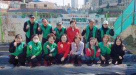 사상구 주례2동, 희망텃밭 감자 심기에 구슬땀