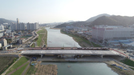 경남 양산에서 교통량 가장 많은 ‘양산대교’ 다음 달 개통한다.