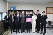 부산시체육회, 한얼고 태권도 품새단에 창단 지원금