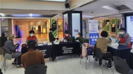 한국건강관리협회 부산동부(동래), 광복지하도상가 건강캠페인 진행