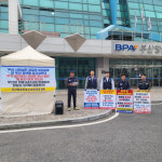 부산항보안공사 노조 “4조 2교대 전환하라” 농성