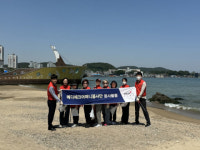 한국건강관리협회 부산동부검진센터(동래), 반려해변 ‘일광해수욕장’ 환경정화 봉사활동