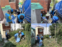 남부민2동 통장협의회,  충무대로145번길 환경정비 및 제초작업