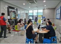 건강관리협회 부산동부(동래), 동래구 국민체육센터 건강캠페인 진행