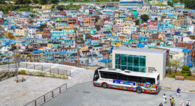 [포토뉴스] 부산시티투어 버스, 서부산 테마노선 운행