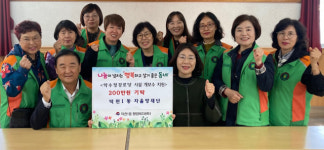 [포토뉴스]덕천1동 자율방재단, 경로당 개선 지원