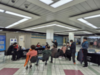 한국건강관리협회 부산동부(동래), 남포지하도상가 건강캠페인 실시