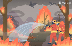 밀양 삼랑진 야산 묘지서 불…60대 숨진 채 발견