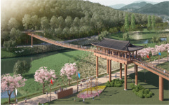 양산시, 용당 역사 지구 마중물 역할 할 출렁다리 건설 본격화